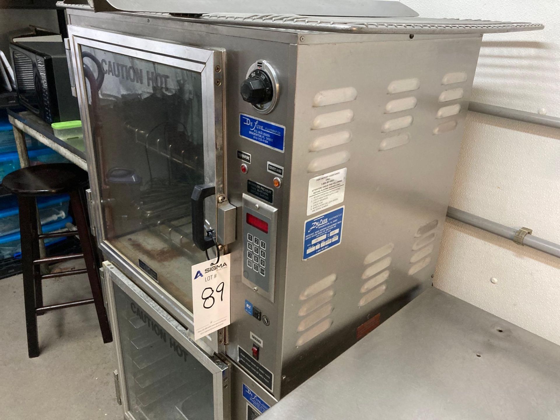 DeLuxe CR-1/2 Convect-a-ray Double Rack Oven - Image 4 of 8