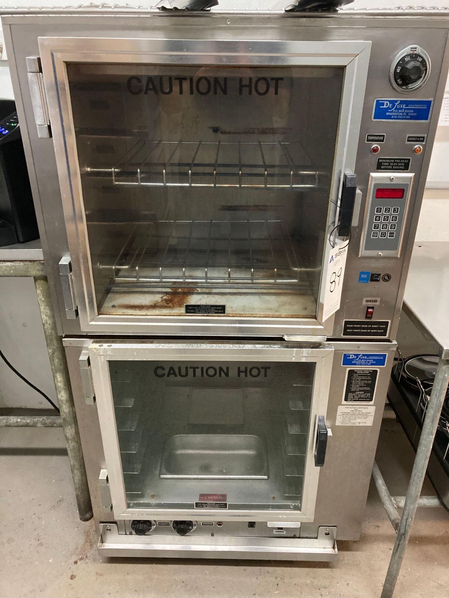DeLuxe CR-1/2 Convect-a-ray Double Rack Oven