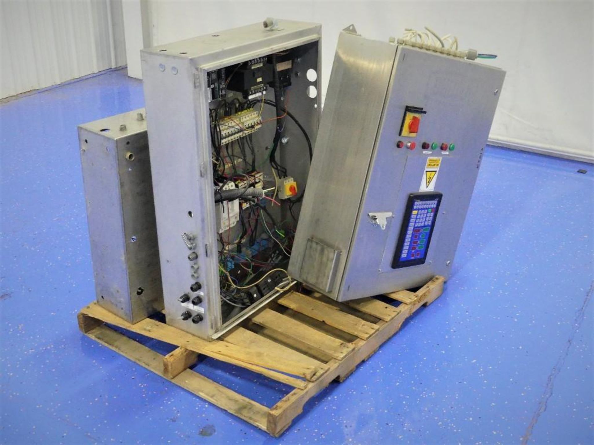 Skid of (3) Control Panel Boxes