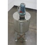 B&G Machine Company 100 Gallon Stainless Steel Jacketed Mixing Tank