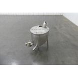 Stainless Steel 20 Gallon Tank with Hinged Lid
