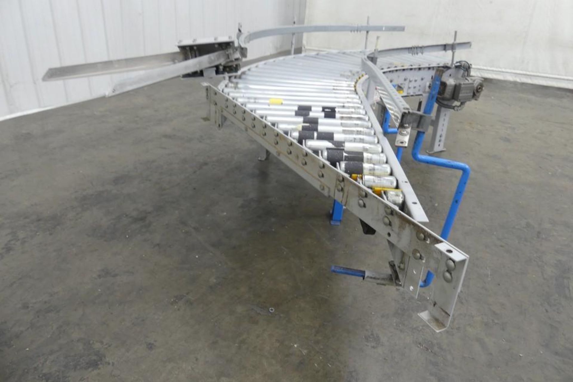Hytrol 30 Degree Belt Driven Roller Conveyor - Image 2 of 8