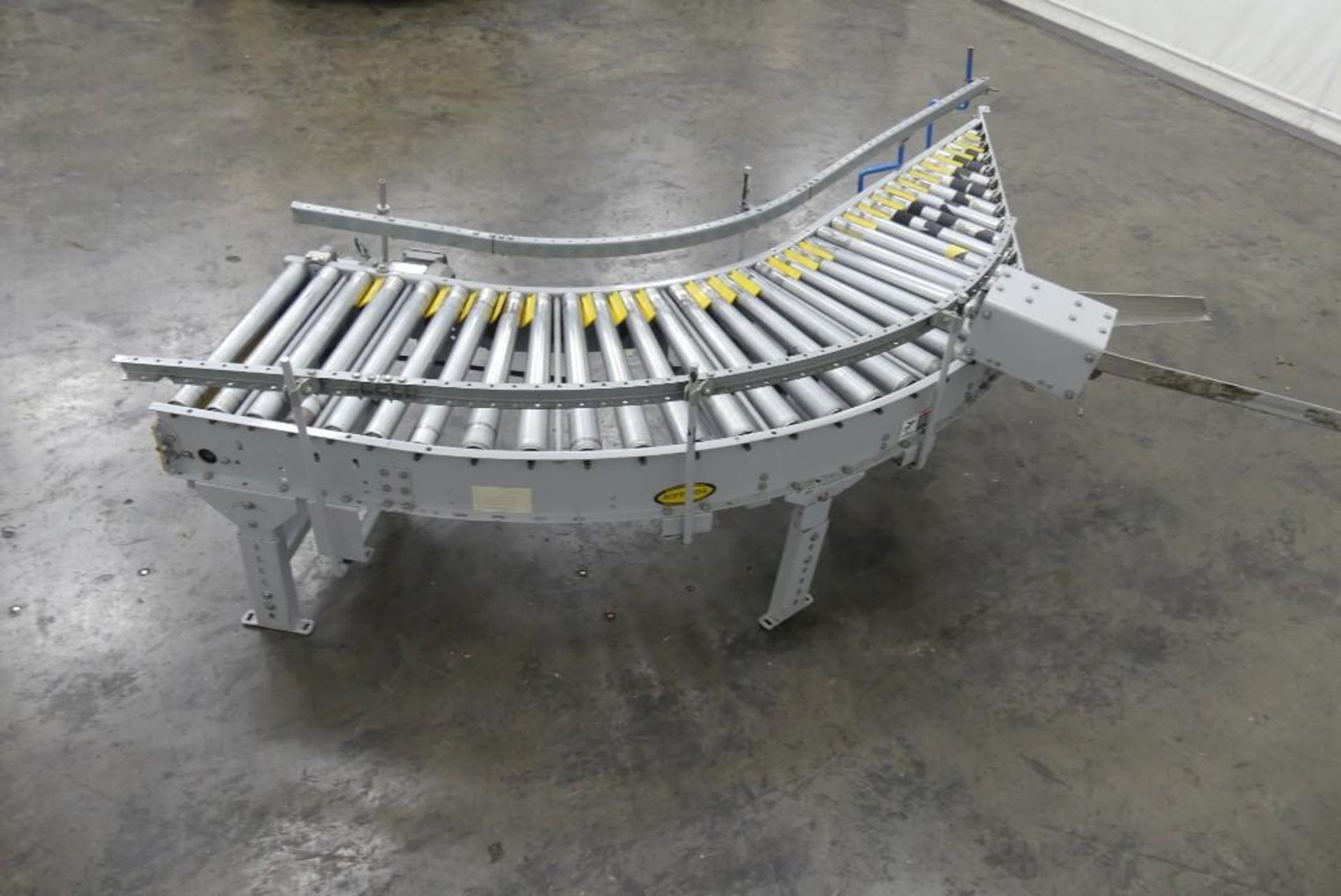 Hytrol 30 Degree Belt Driven Roller Conveyor