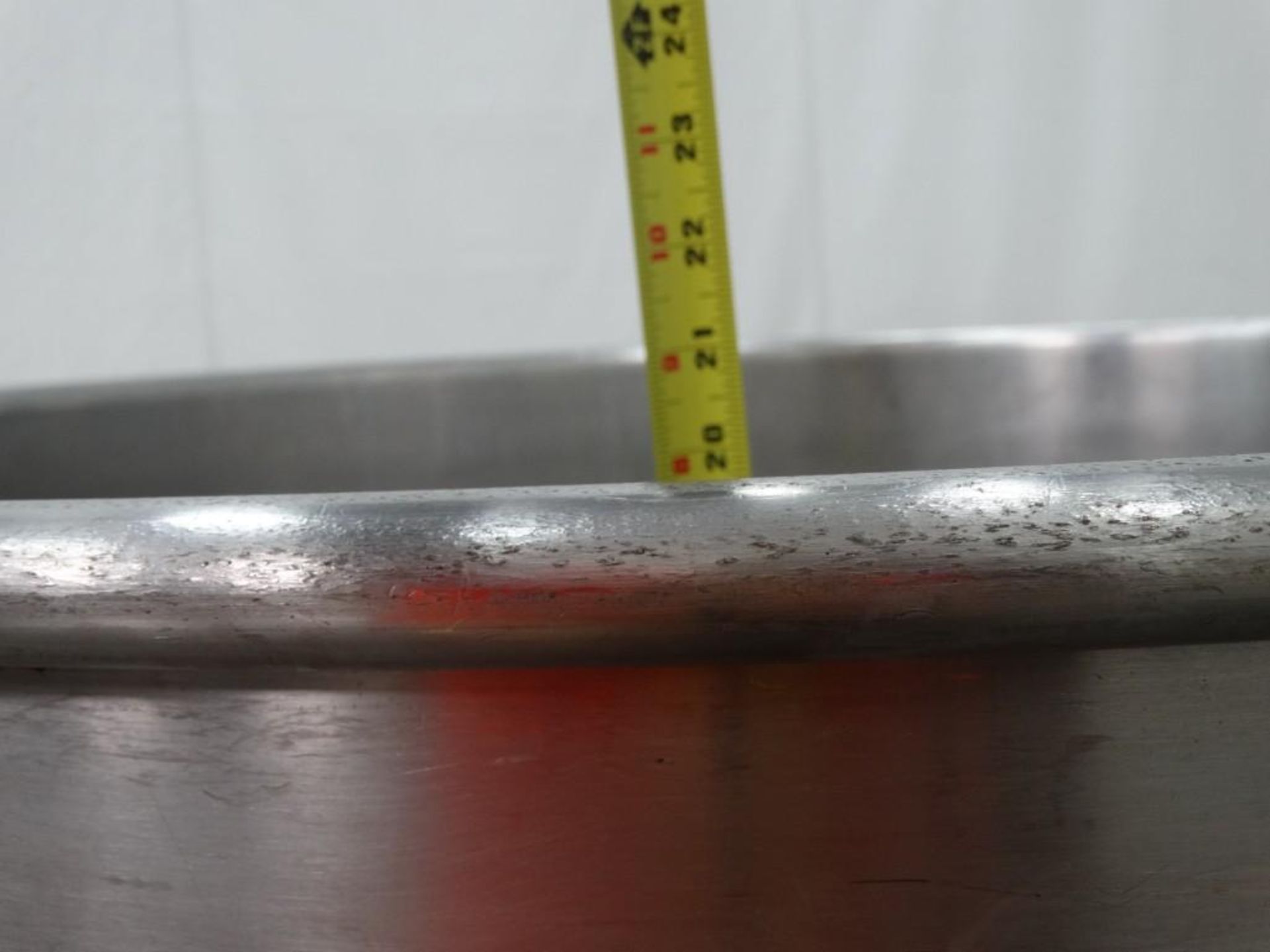 100 Gallon Stainless Steel Mixing Bowl and Cart - Image 5 of 5