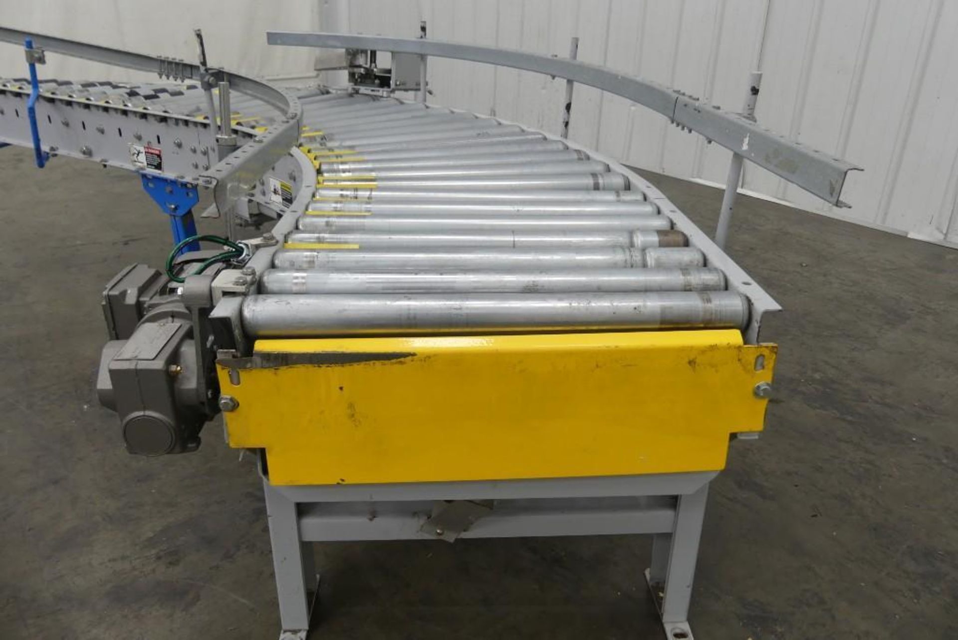 Hytrol 30 Degree Belt Driven Roller Conveyor - Image 3 of 8