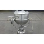 Groen D-30 30 gallon Half Jacketed Steam Kettle