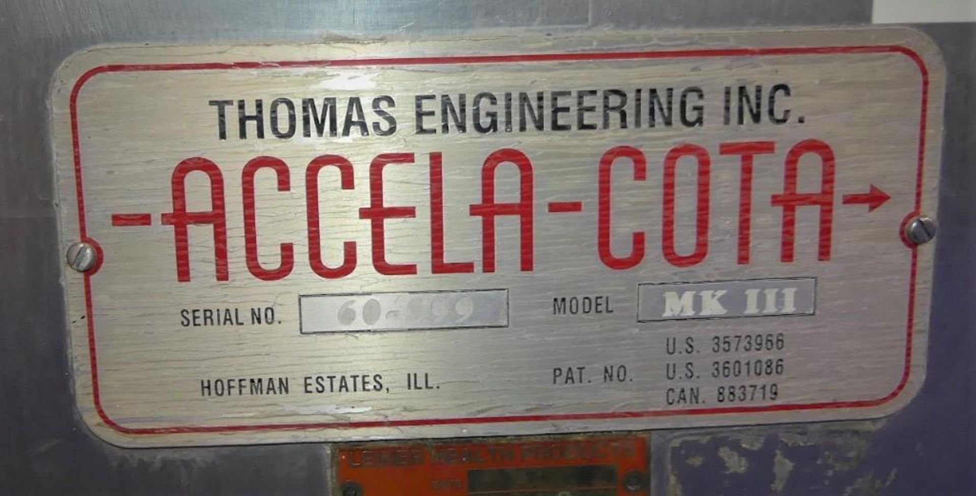 Thomas Engineering Accela-Cota MKIII Spray Coater - Image 8 of 8