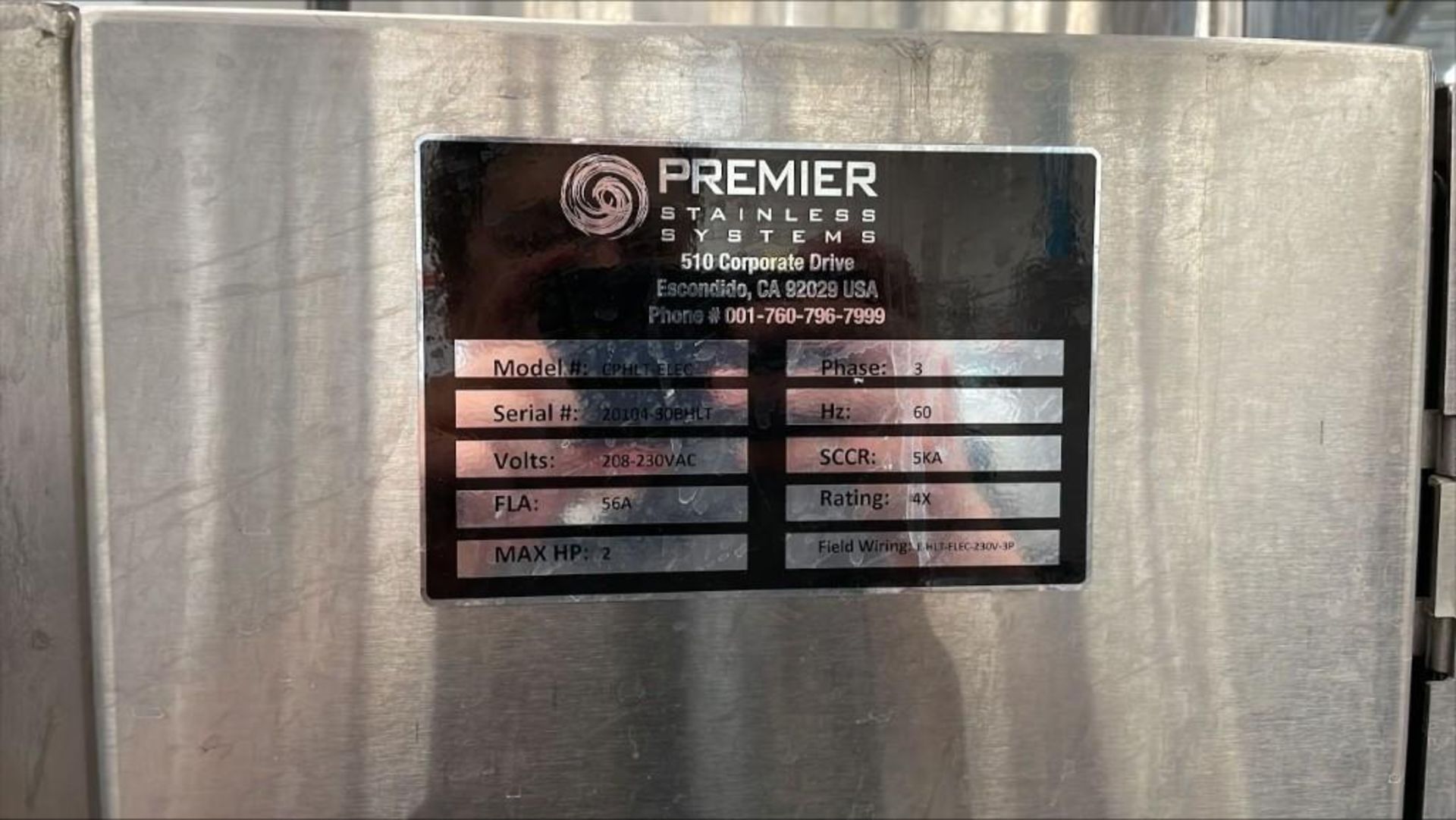 Premier Stainless Systems Glycol Jacketed - Image 7 of 9