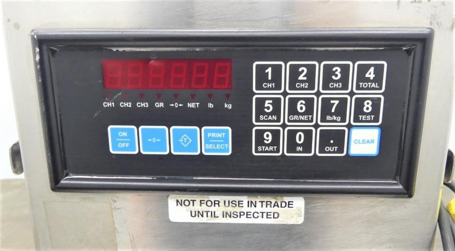 Stainless Scale w 6 Digit Western Scale Indicator - Image 3 of 5