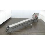 SS Trough Auger Conveyer 16' Long x 65" Wide