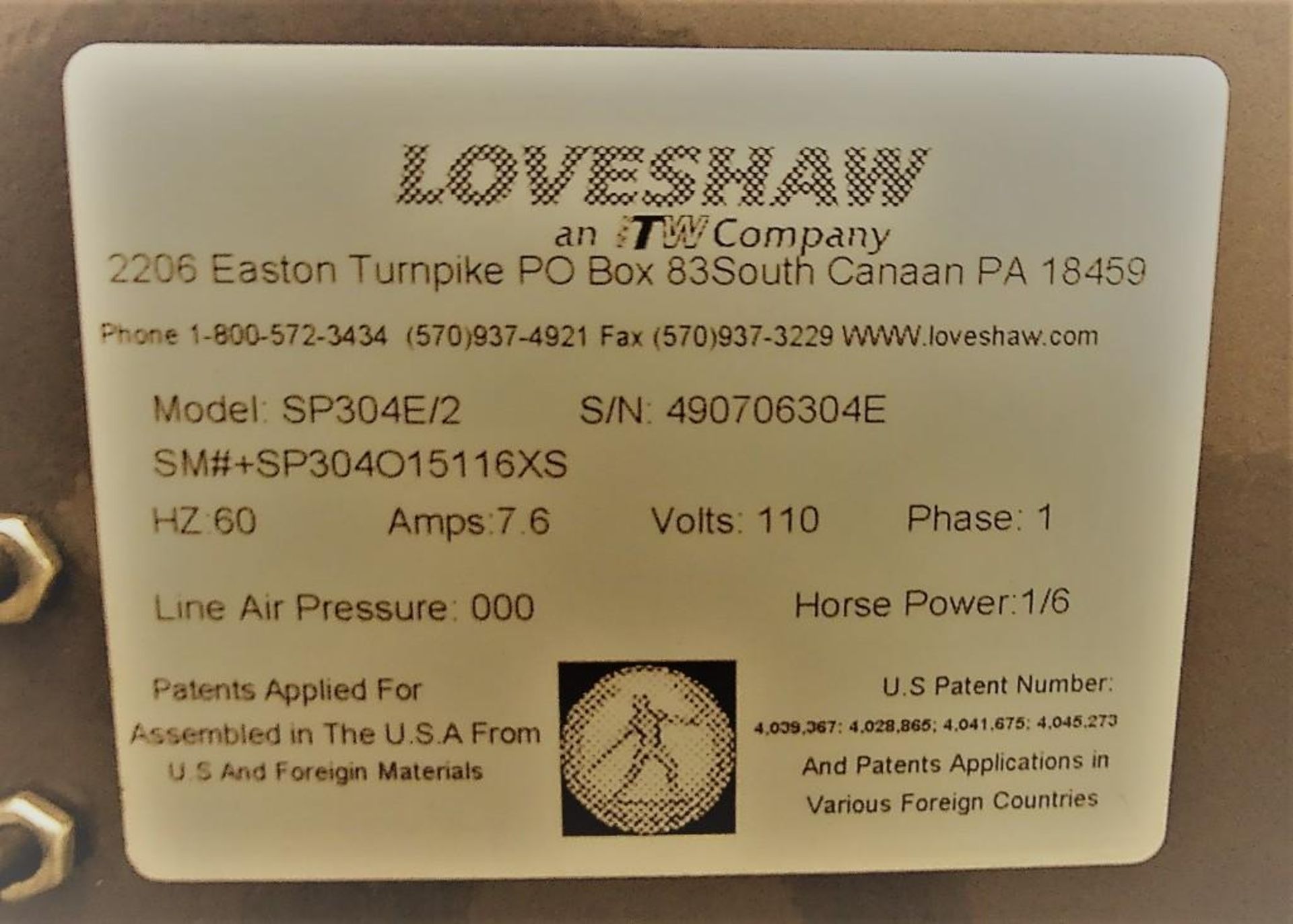 Loveshaw SP304 2 Inch Top & Bottom Case Taper - Image 9 of 11