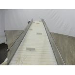 Cleated Incline Conveyor 82 Inch Discharge