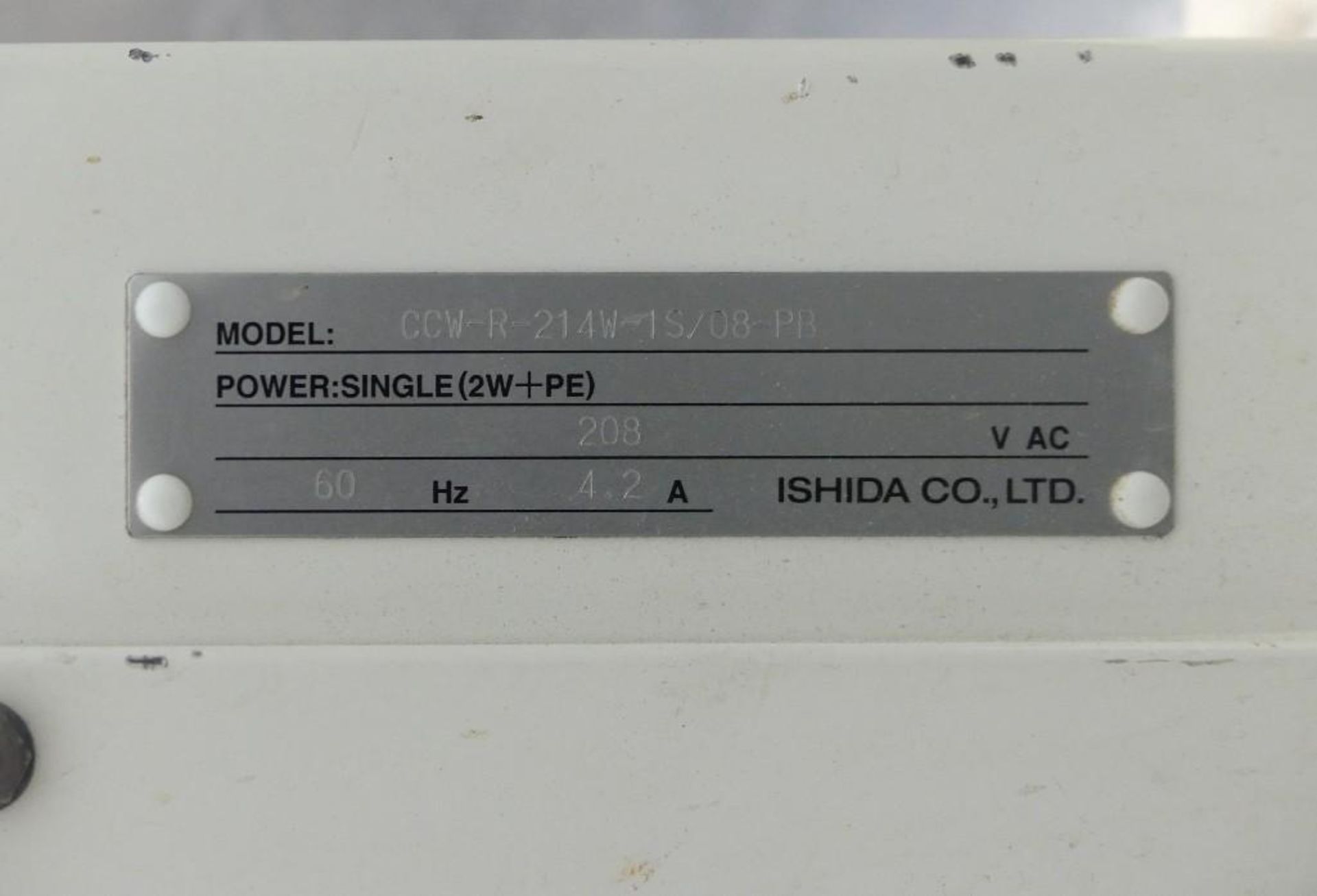 Ishida CCW-R-214W-1S/08-PB Weigher/Scale - Image 34 of 35