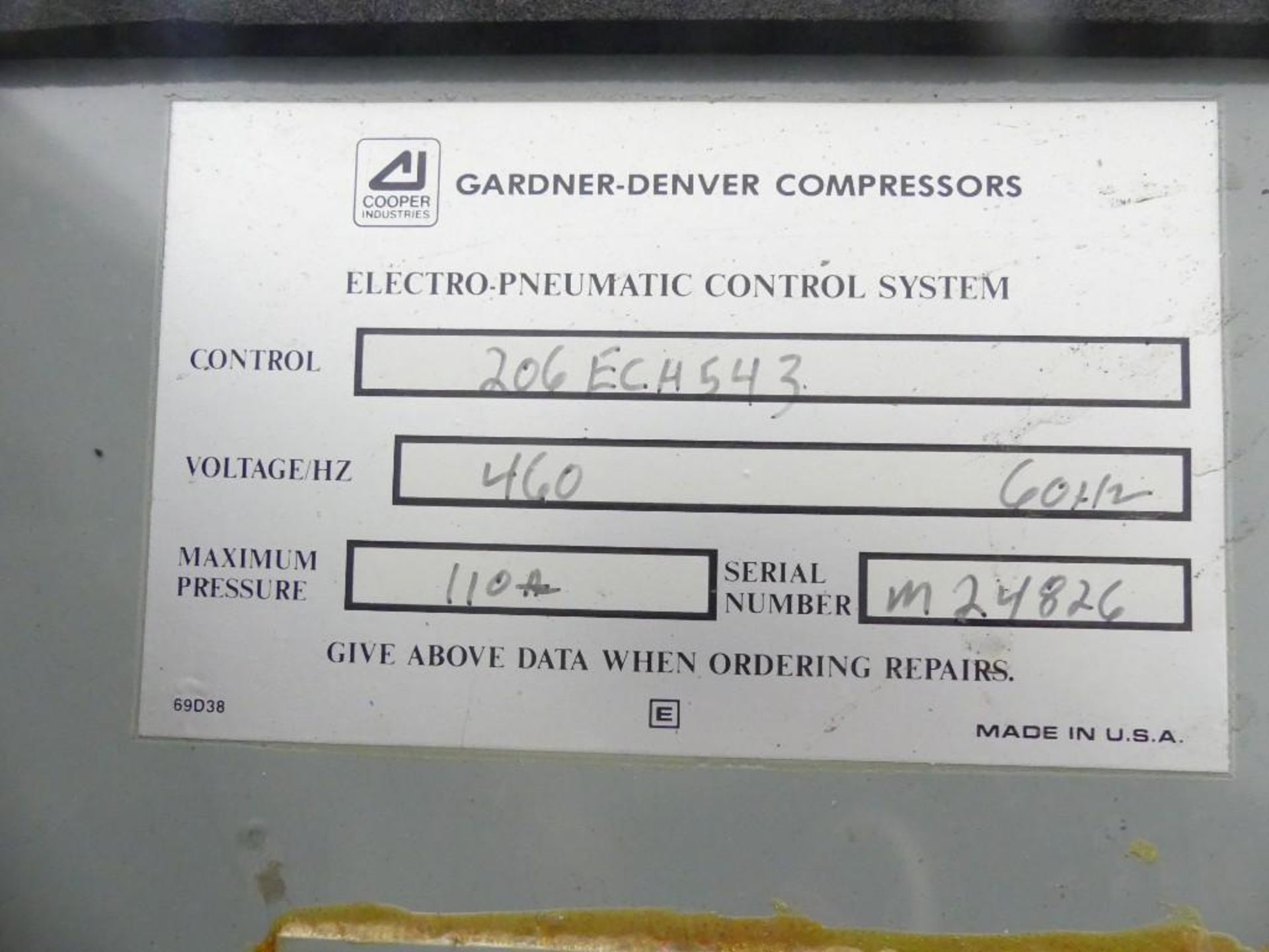 Gardner-Denver Electra-Saver II Air Compressor - Image 10 of 26