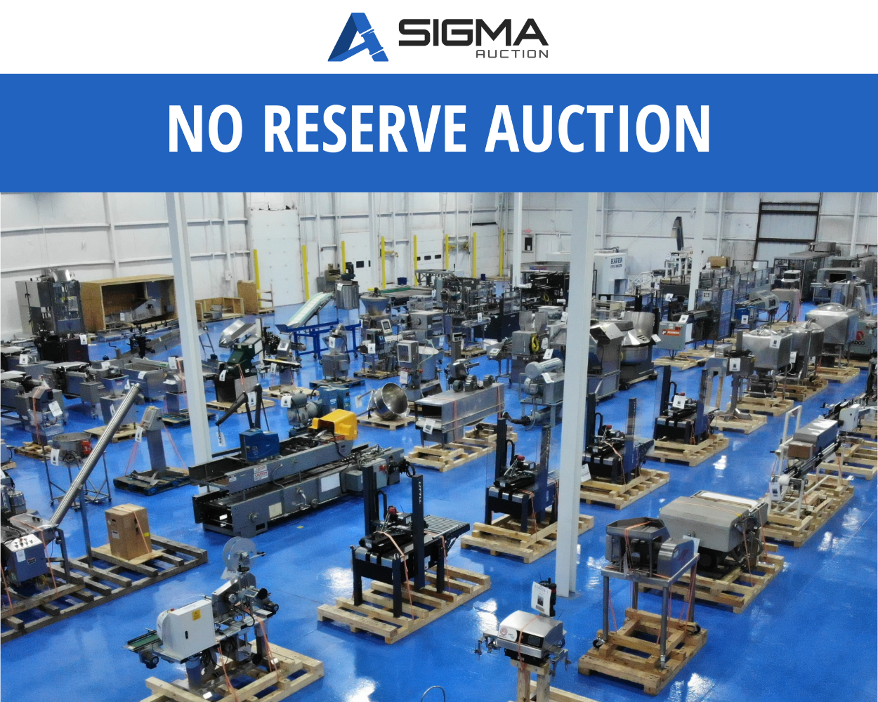 NO RESERVE! Food and Beverage Processing Equipment Auction