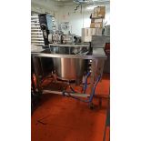 75 Gallon Stainless Steel Agitated Mixing Kettle