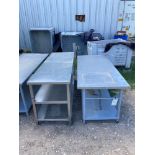 2 Stainless Steel Tables
