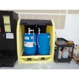 Uline H-5737 spill containment drum shed