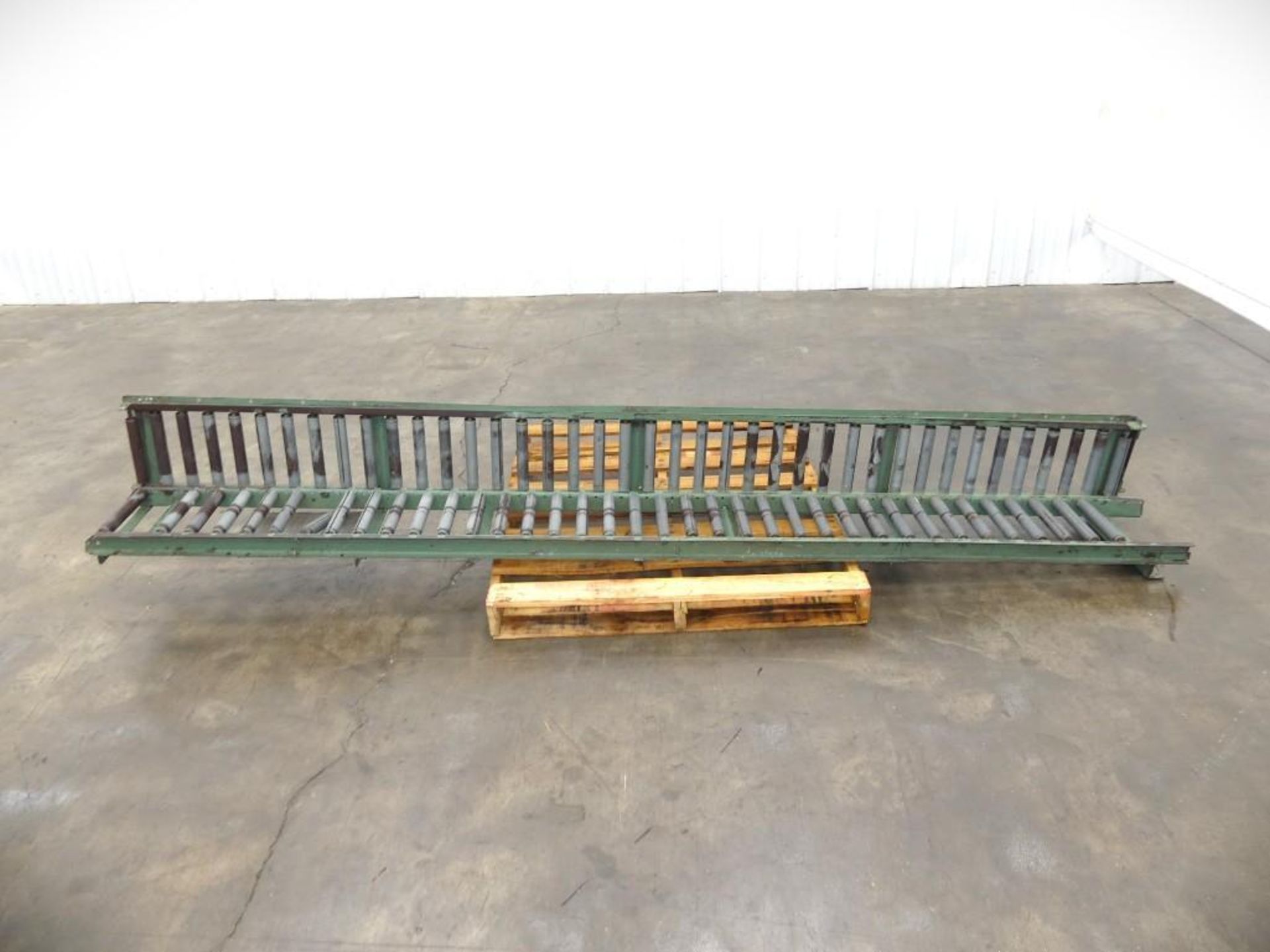 (2) 124" L by 10" W Roller Conveyor