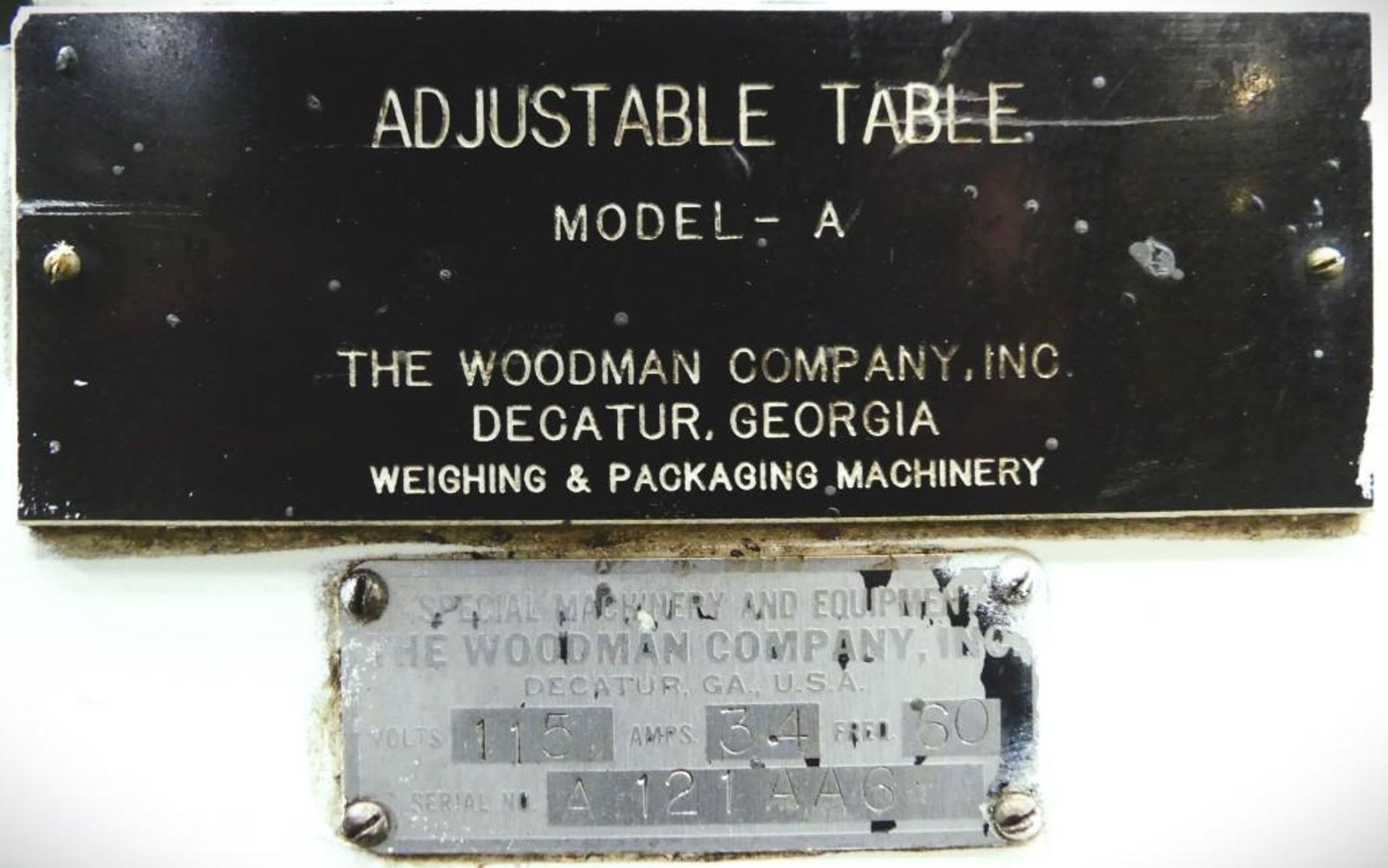 Woodman Company Model-A Adjustable Table - Image 11 of 11