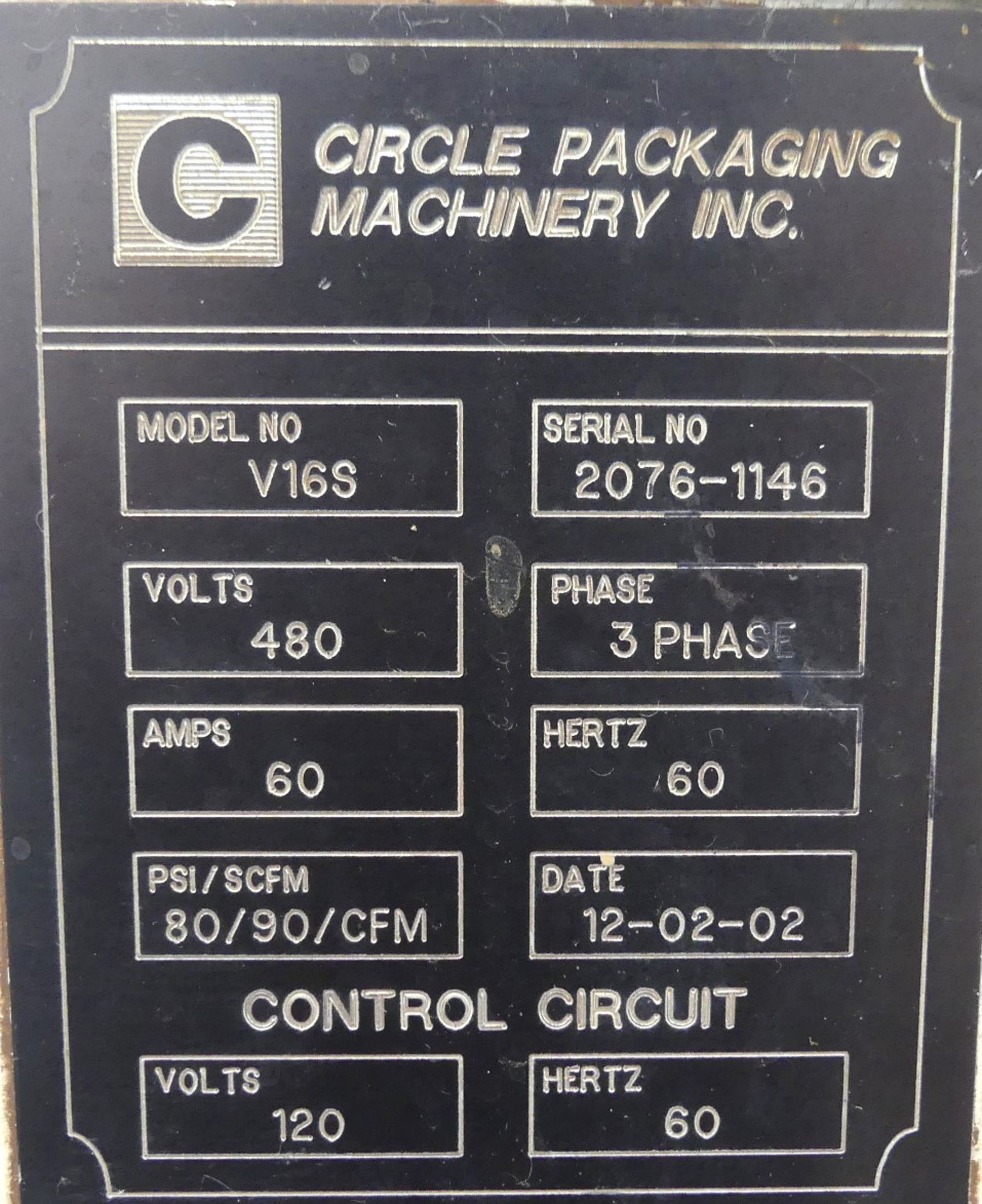 Circle Packaging V16S Vertical Form Fill and Seal - Image 8 of 15