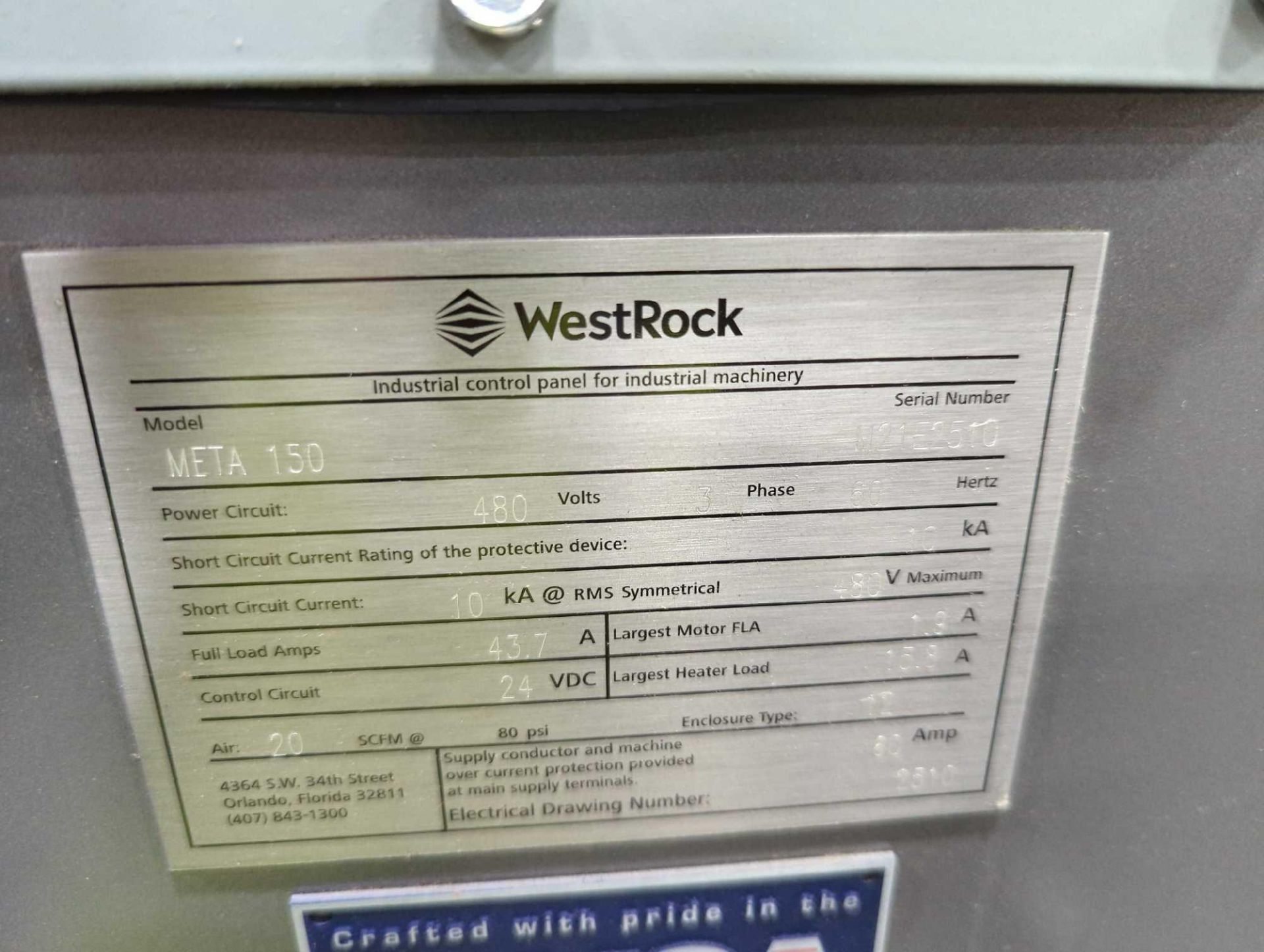 WestRock Meta 150 Automatic Glue Bottom Seal Case Erector - Image 19 of 34