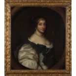 Circle of John Michael Wright (1617-1694), Portrait of a Lady in a Feigned Cartouche