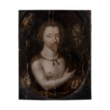 Late 16th Century, A portrait of a gentleman wearing a leopard cloak (John the Baptist?)