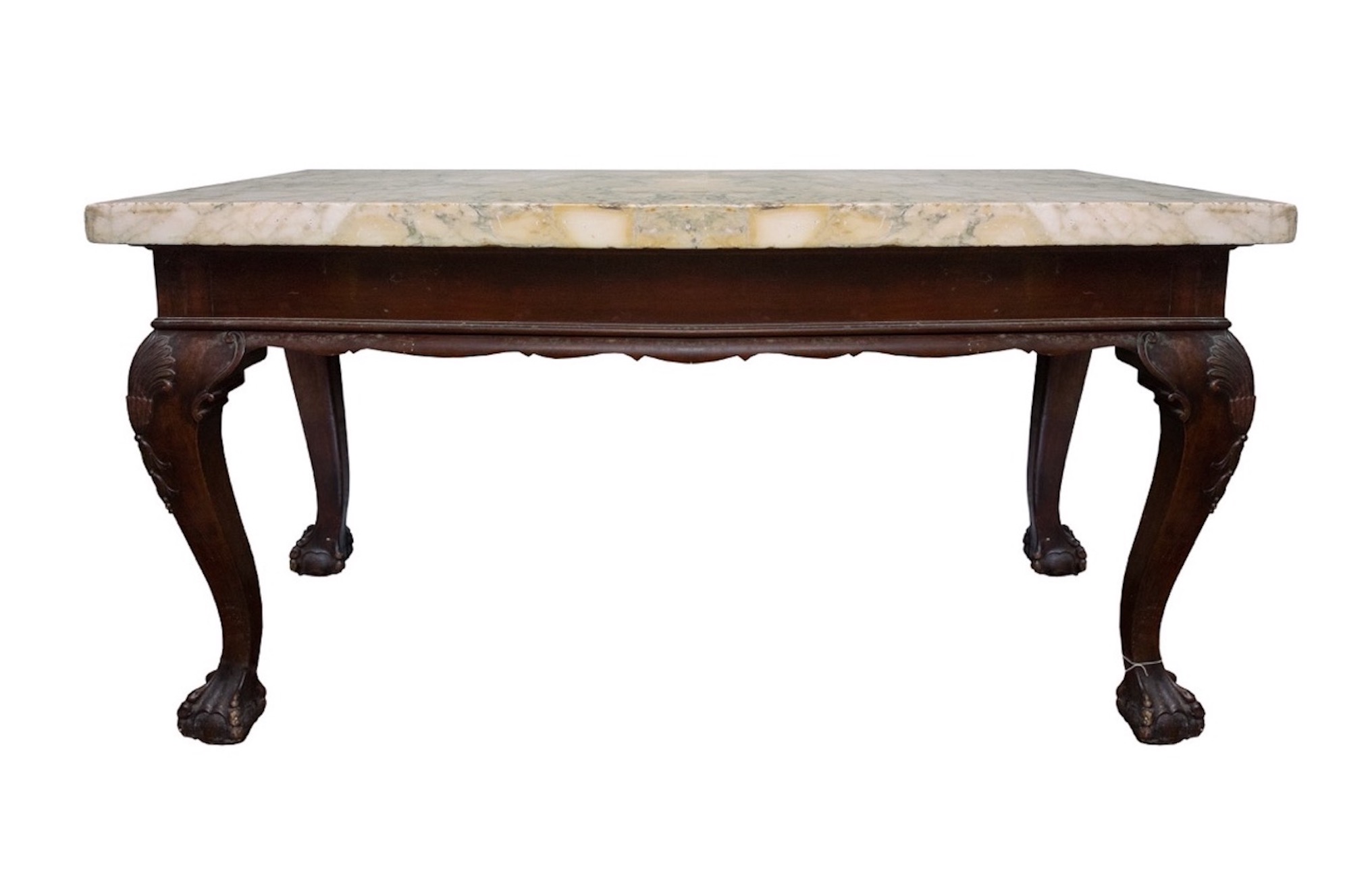 Irish, Late 18th/Early 19th Century, Mahogany centre table with marble top