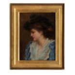 Pre-Raphaelite School, Portrait of a young lady