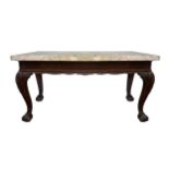 Irish, Late 18th/Early 19th Century, Mahogany centre table with marble top