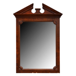 NO RESERVE: a mahogany mid-twentieth Century mirror