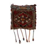 Southern Persian, 19th Century, An Afshar saddlebag, c. 1870