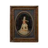 American Dutch Colonial (?), 18th Century, A girl with a hat