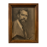 Ludwig Fahrenkrog (1867 - 1952), Selbstbildnis (A self-portrait of the artist) (1917)
