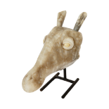 Circa 2000 BC, An alabaster camel's (or giraffe's) (?) head