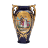 NO RESERVE: 19th Century, A limoges urn depicting Napoleon and Josephine
