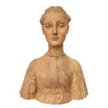 NO RESERVE: Mantua, Renaissance (?), A terracotta bust of Cecilia Gonzaga of Mantua (?) (1426-1451)