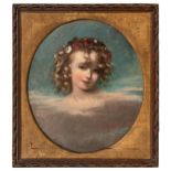 Attributed to George Henry Harlow (1787 - 1819), A portrait of a young girl