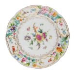 China Plate, With floral design and gold detailing