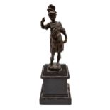 Italian, 16th Century, Circle of Tiziano Aspetti (1559 - 1606), A bronze figurine of Minerva (?) wit