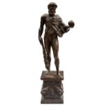Italian, 16th Century, A bronze statuette of Hercules