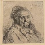 Rembrandt Harmensz. van Rijn (1606 - 1669), The artist's mother: head and bust, three-quarters right