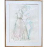 NO RESERVE: Leonor Fini (1907 - 1996), A lithograph of two dancing figures