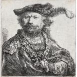 Rembrandt Harmensz. van Rijn (1606 - 1669), A late self-portrait