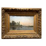 Karl Pierre Daubigny (1846 - 1888), A landscape at dawn