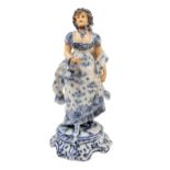 NO RESERVE Two Blue China Figurines