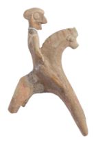 NO RESERVE: Cypriot (?), Two terracotta figures on horseback