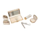 NO RESERVE: 19th Century, A collection of mother of pearl items