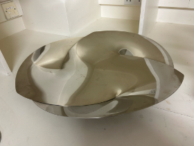 NO RESERVE: Mid 20th Century, A large decorative metal fruit bowl